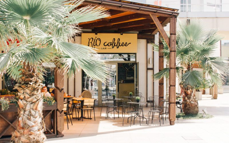 Hình ảnh quán cafe phối cảnh hiện đại