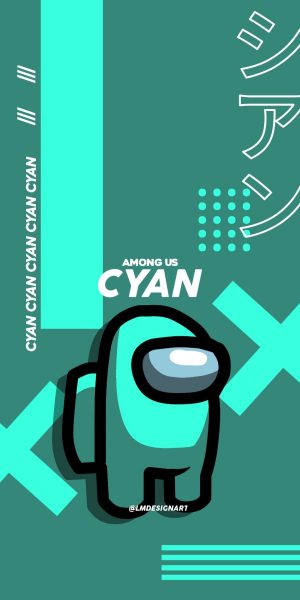 Hình nền Among US CYAN