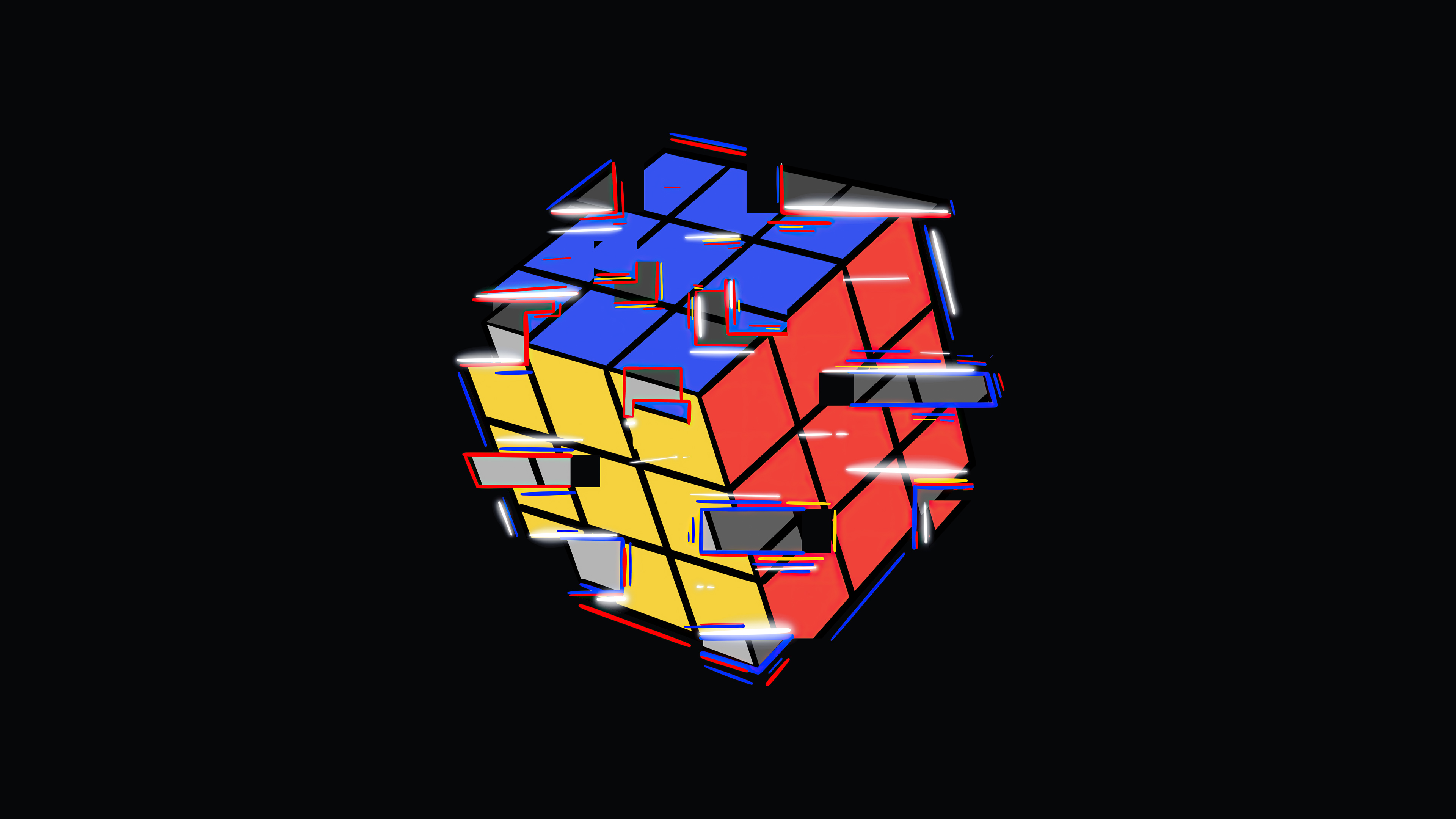 Khám phá thế giới bí ẩn của Rubik cùng với bức ảnh đầy sắc màu này. Sự kết hợp tuyệt vời giữa sự khéo léo và trí tuệ khiến trái tim bạn đập nhanh hơn từng chút.