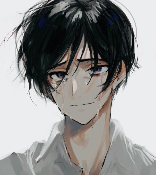 Hình nước mắt rơi anime cho đàn ông