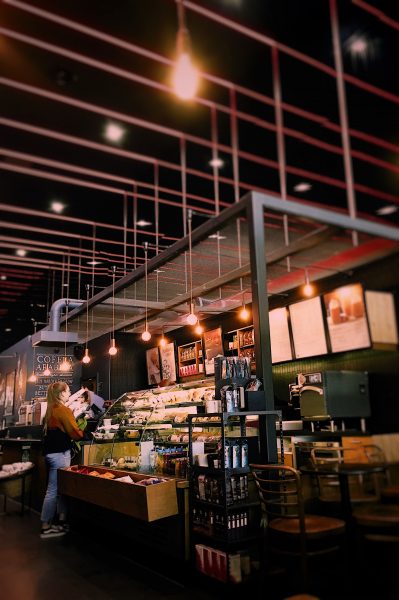 Hình quán cafe design hiện đại