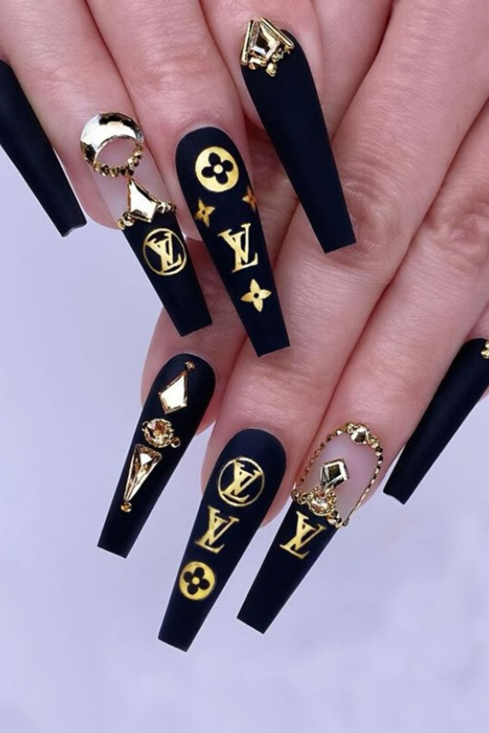 Ive been painting by hand again  Louis Vuitton nail art  rNails