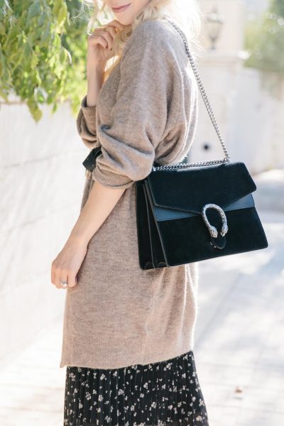Mẫu túi xách Gucci khóa rồng đen