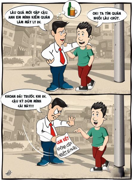 Ảnh nhậu hài hước