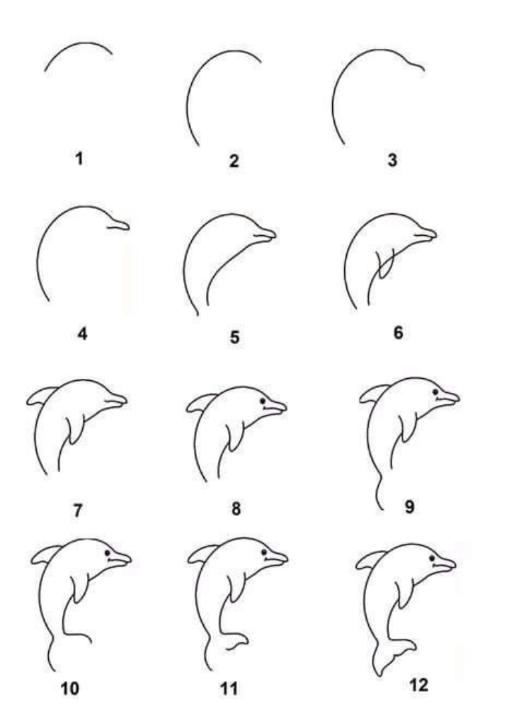 Cách vẽ cá đuối đơn giản với 9 bước dành cho bé