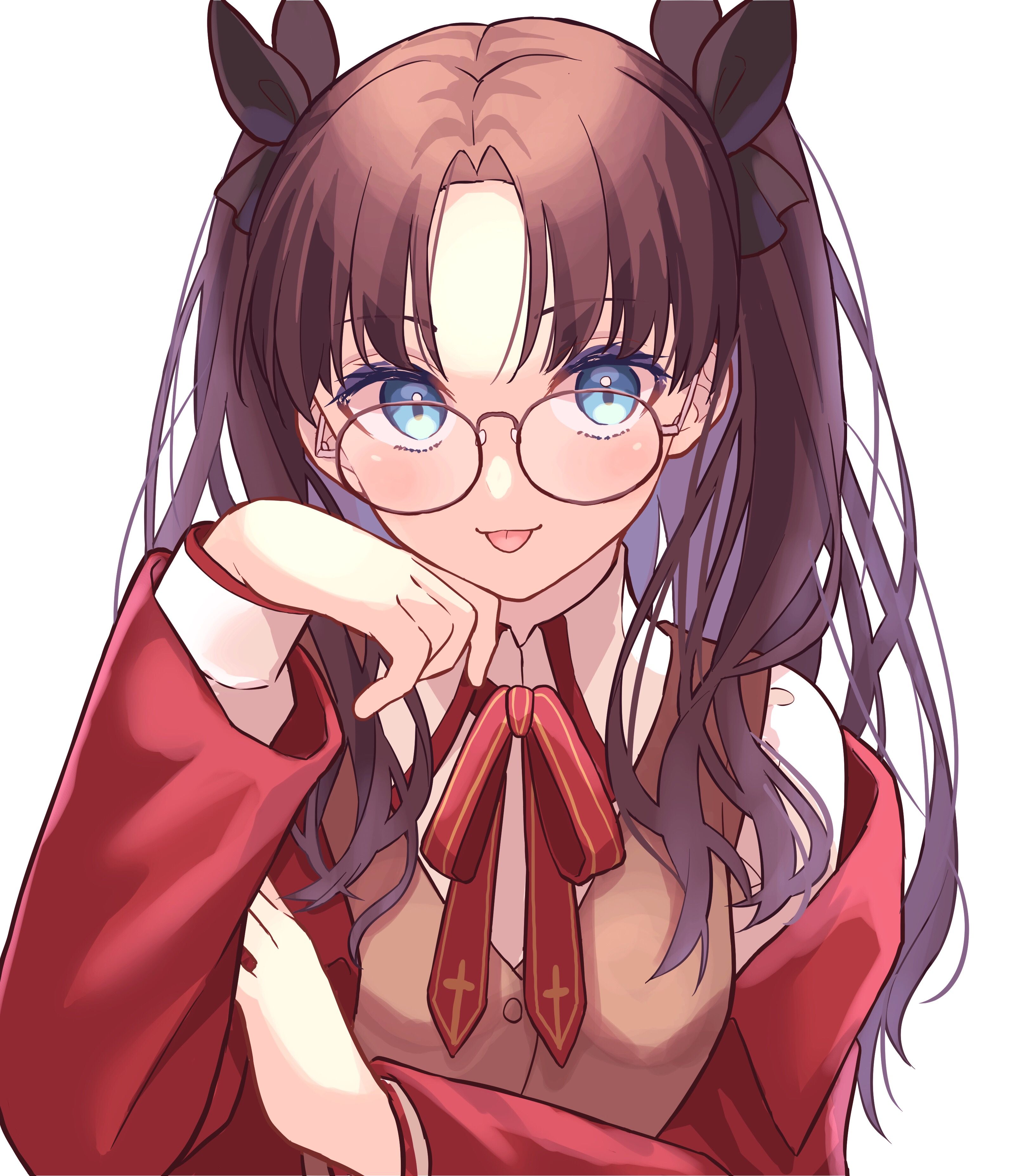 Hình ảnh anime girl đeo kính đẹp dễ thương nhất