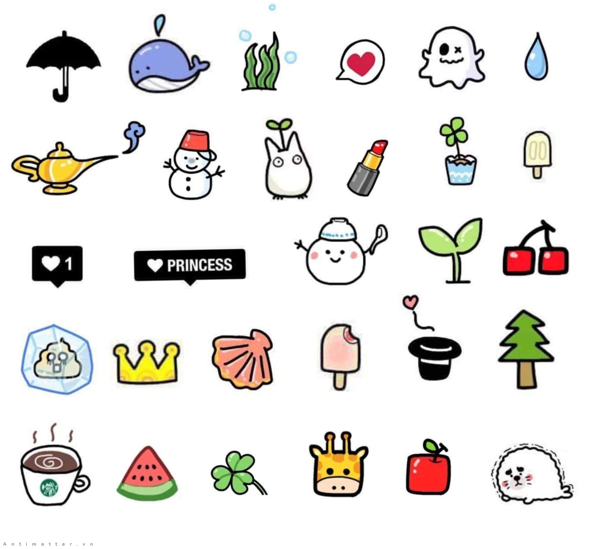 Top 49 Hình vẽ sticker cute không màu sticker dễ thương dễ vẽ được yêu  thích nhất