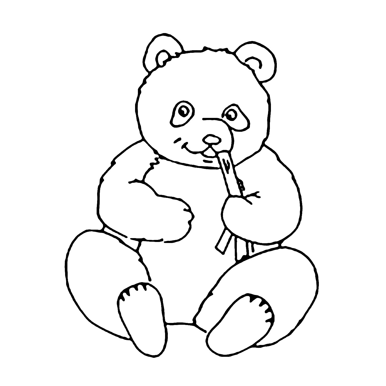 38 Tranh tô màu con gấu dễ thương cho bé tập tô