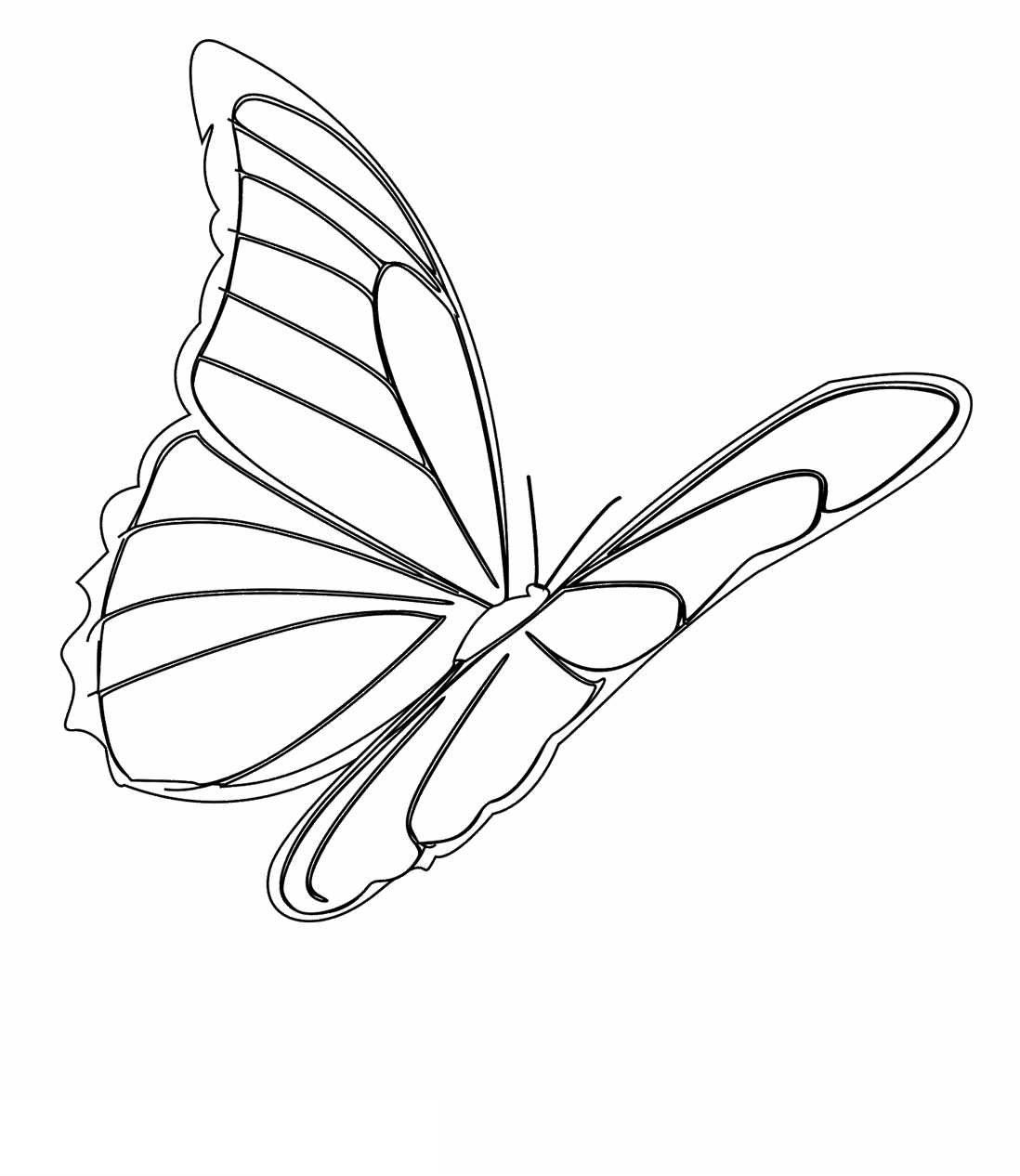 Cách vẽ và tô màu con bướm cho trẻ em  Vẽ và tô màu con bướm long lanh  vẽ  thật dễ thương