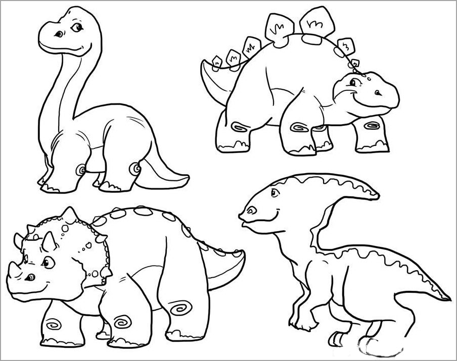 999 tranh tô màu khủng long đẹp nhất  TUYỂN CHỌN   PDF in ngay   Tranh Tô Màu cho bé