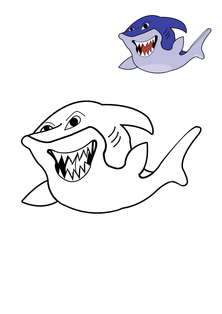 Cách vẽ loài cá mập 3 chiều trong giấy  VnExpress