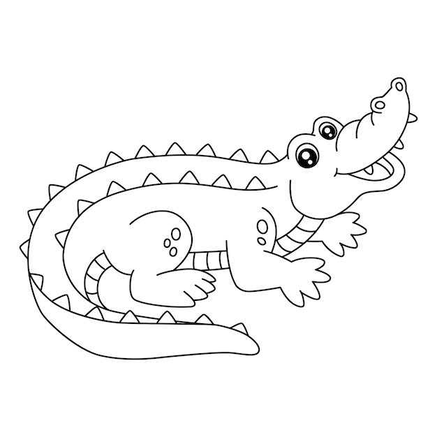 Vẽ con cá sấu  Bé yêu học vẽ và tô màu  Điều Bút Có Thể Làm