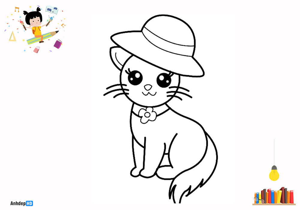 Xem hơn 48 ảnh về hình vẽ mèo cute đơn giản  NEC