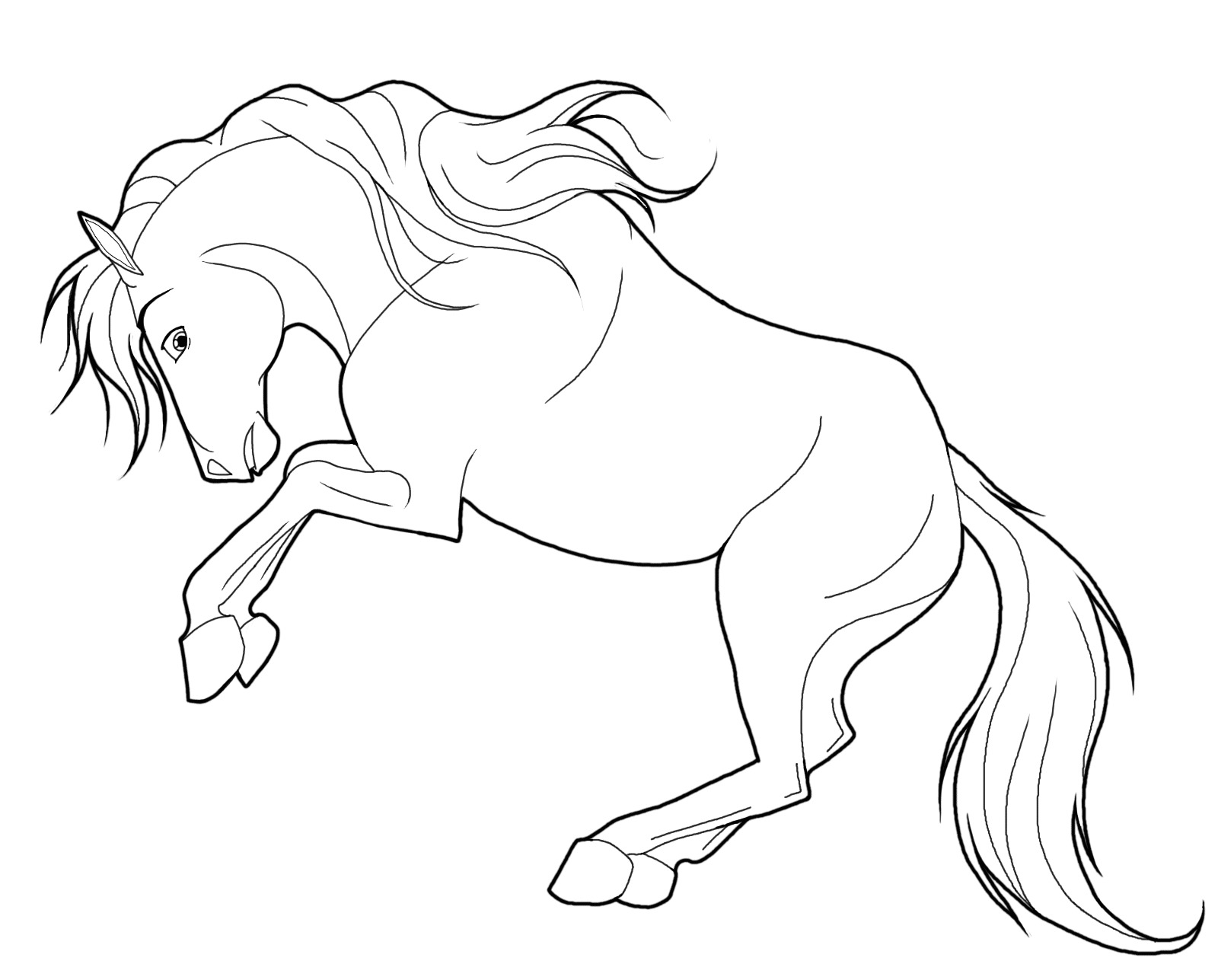 Hướng dẫn vẽ tranh ngựa Pony tô màu cho bé chi tiết nhất