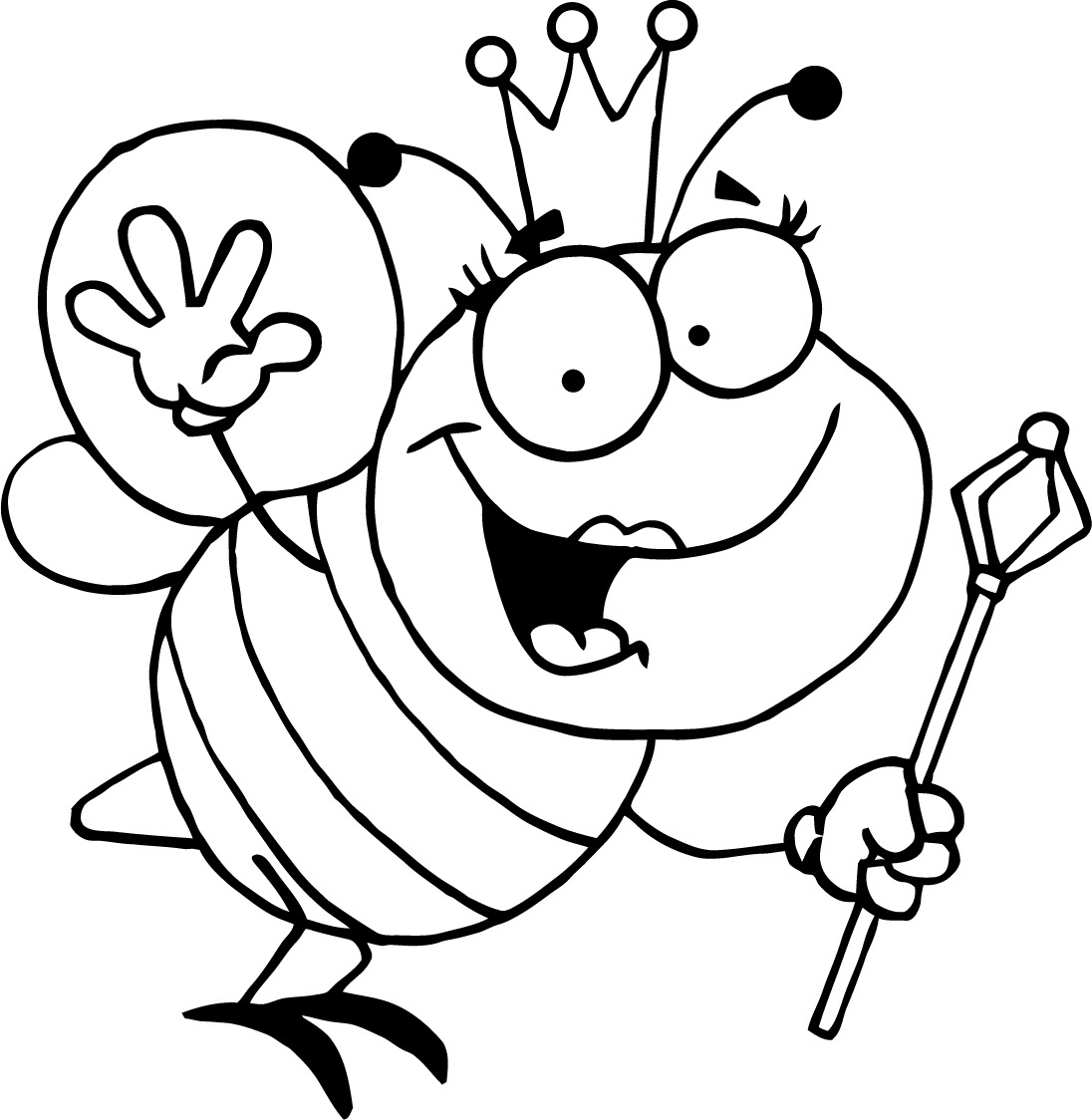 74 Tranh tô màu con ong chăm chỉ đáng yêu Update 2023