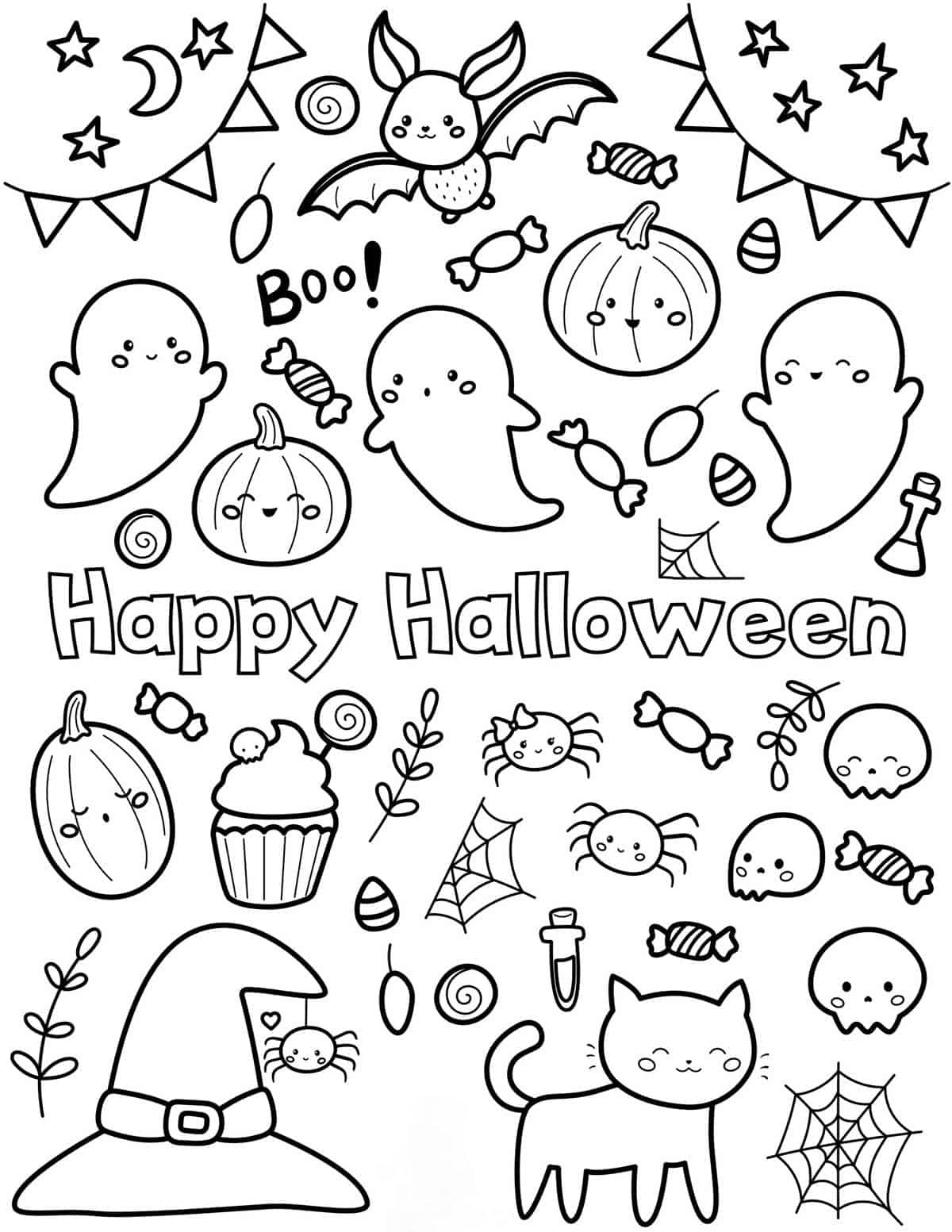 Tô Màu Sách Với Chủ Đề Halloween Hình minh họa Sẵn có  Tải xuống Hình ảnh  Ngay bây giờ  Halloween  Ngày lễ Tô màu Trang sách tô màu  iStock