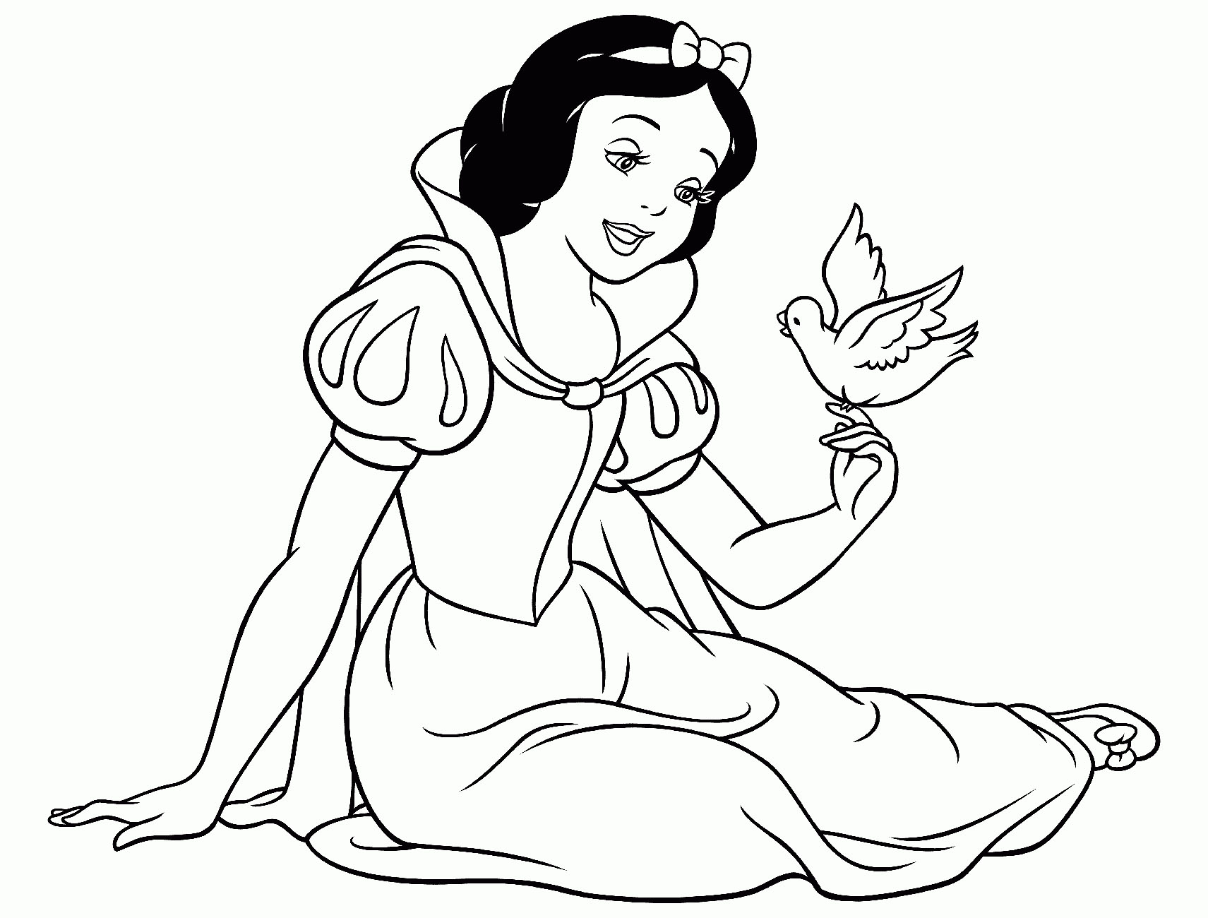 Tổng hợp các bức tranh tô màu công chúa Bạch Tuyết đẹp nhất - Zicxa Photos  | Disney princess coloring pages, Free disney coloring pages, Princess  coloring pages