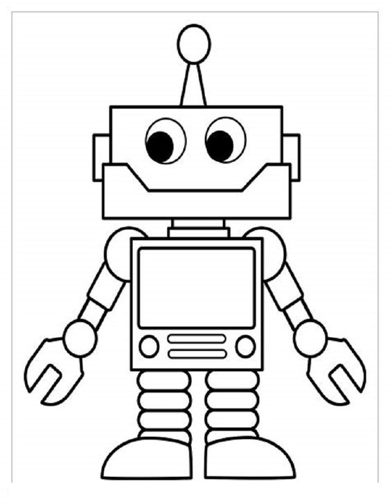 Tranh Tô Màu Robot Đẹp Mạnh Mẽ Cho Bé Thỏa Sức Sáng Tạo