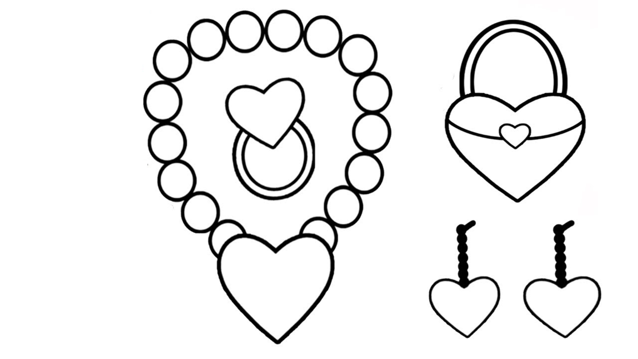 Vẽ và tô màu câu đố hình trái tim cho trẻ em  Cara Menggambar dan Mewarna  Mainan hati  YouTube