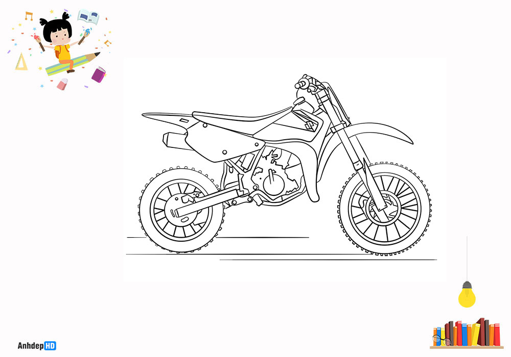 Chia sẻ với hơn 55 về hình vẽ moto  Du học Akina