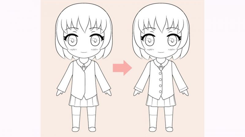 cách vẽ chibi chi tiết nhất