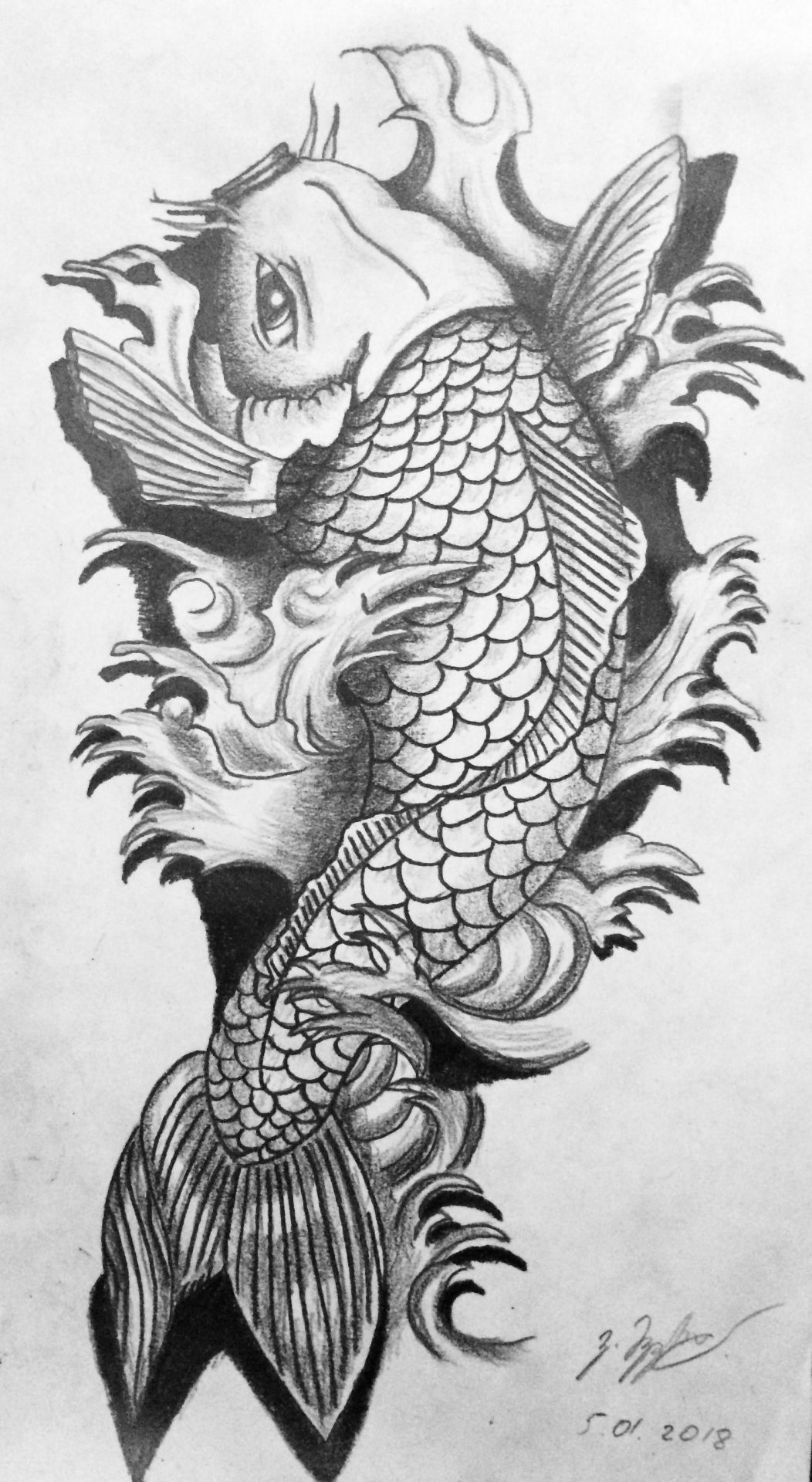 13 Cách vẽ Cá chép hoá rồng đẹp hút hồn của giới nghệ sĩ  Ý tưởng hình  xăm Hình xăm nhật Cá chép