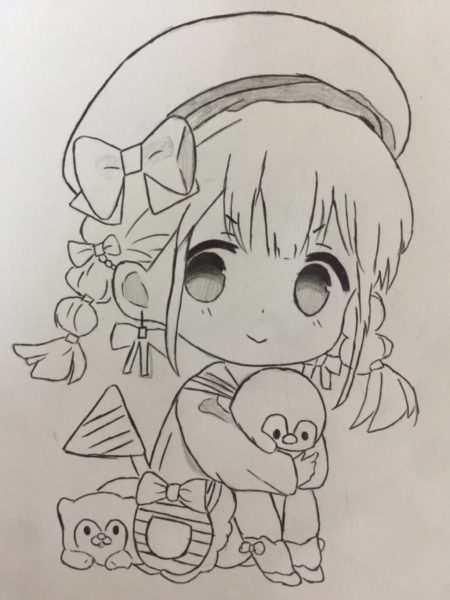 Hình vẽ chibi anime