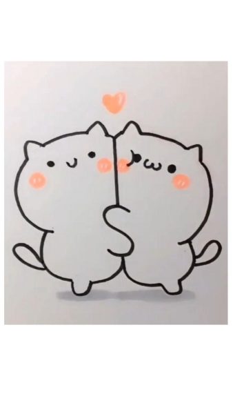 Hình vẽ chibi cute đơn giản