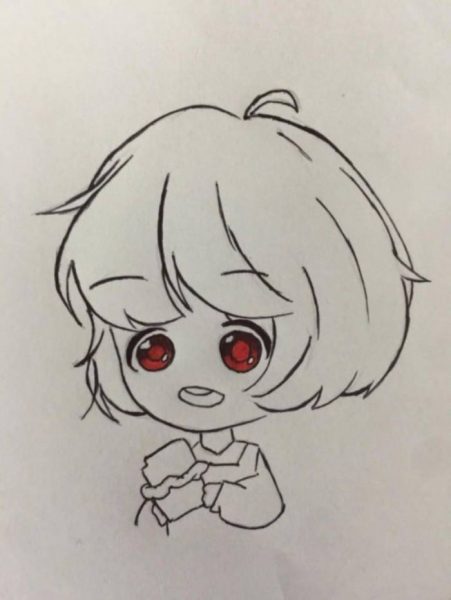 hình vẽ chibi đơn giản nhất