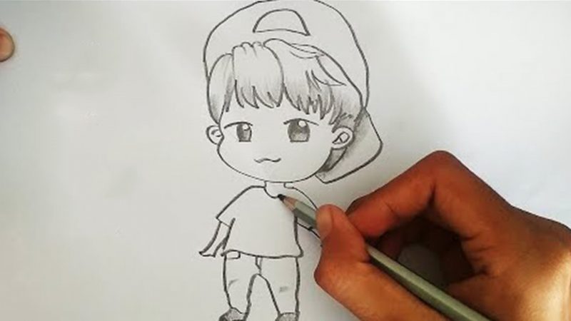 hình vẽ chibi nhóc quậy