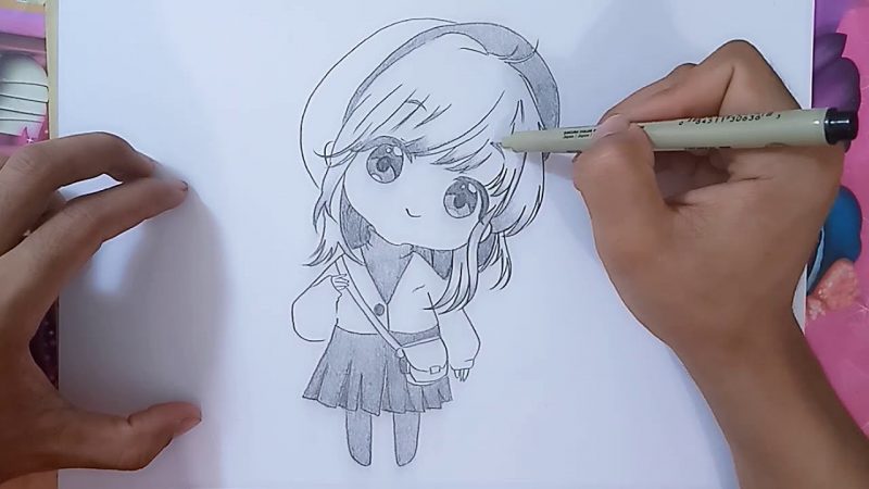 hình vẽ chibi xinh xắn