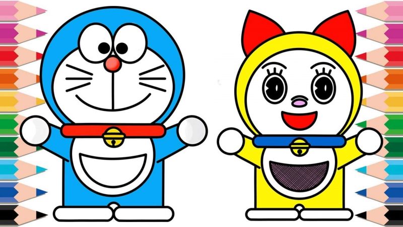 Hình vẽ doraemon cute nhất