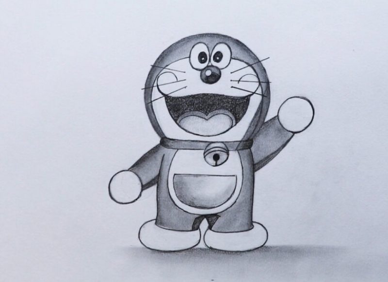 Vẽ Doraemon 3d