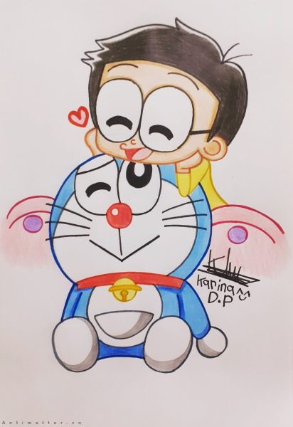 hình Doraemon và Nobita Chibi