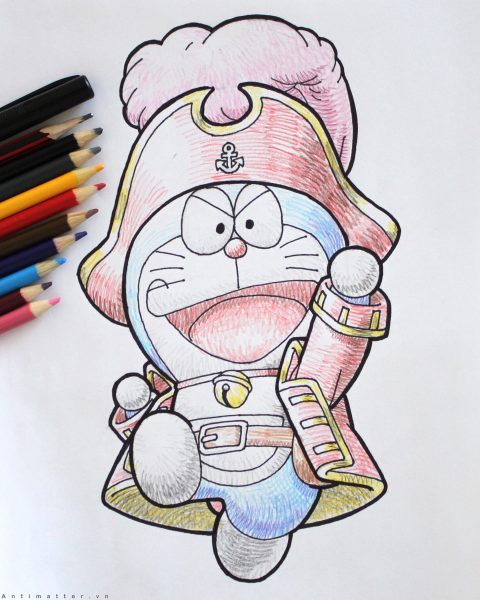 hình Vẽ Doraemon Ngầu