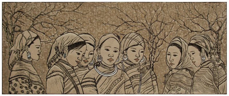 vẽ tranh 20-10 nét đẹp của phụ nữ dân tộc Việt Nam