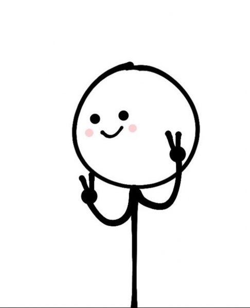 ảnh người que say hi
