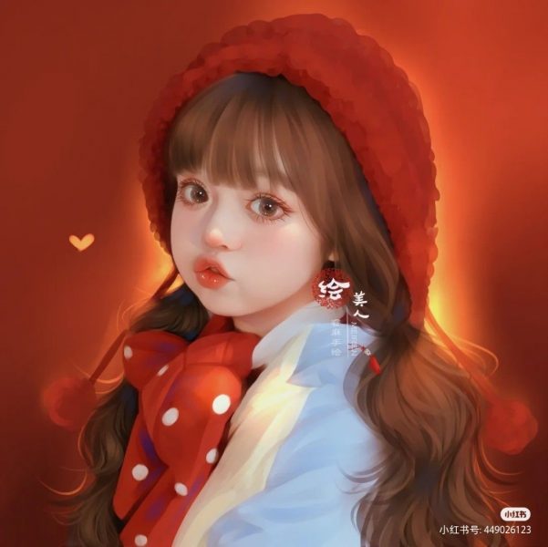 Avatar đẹp cute cực xinh cho con gái