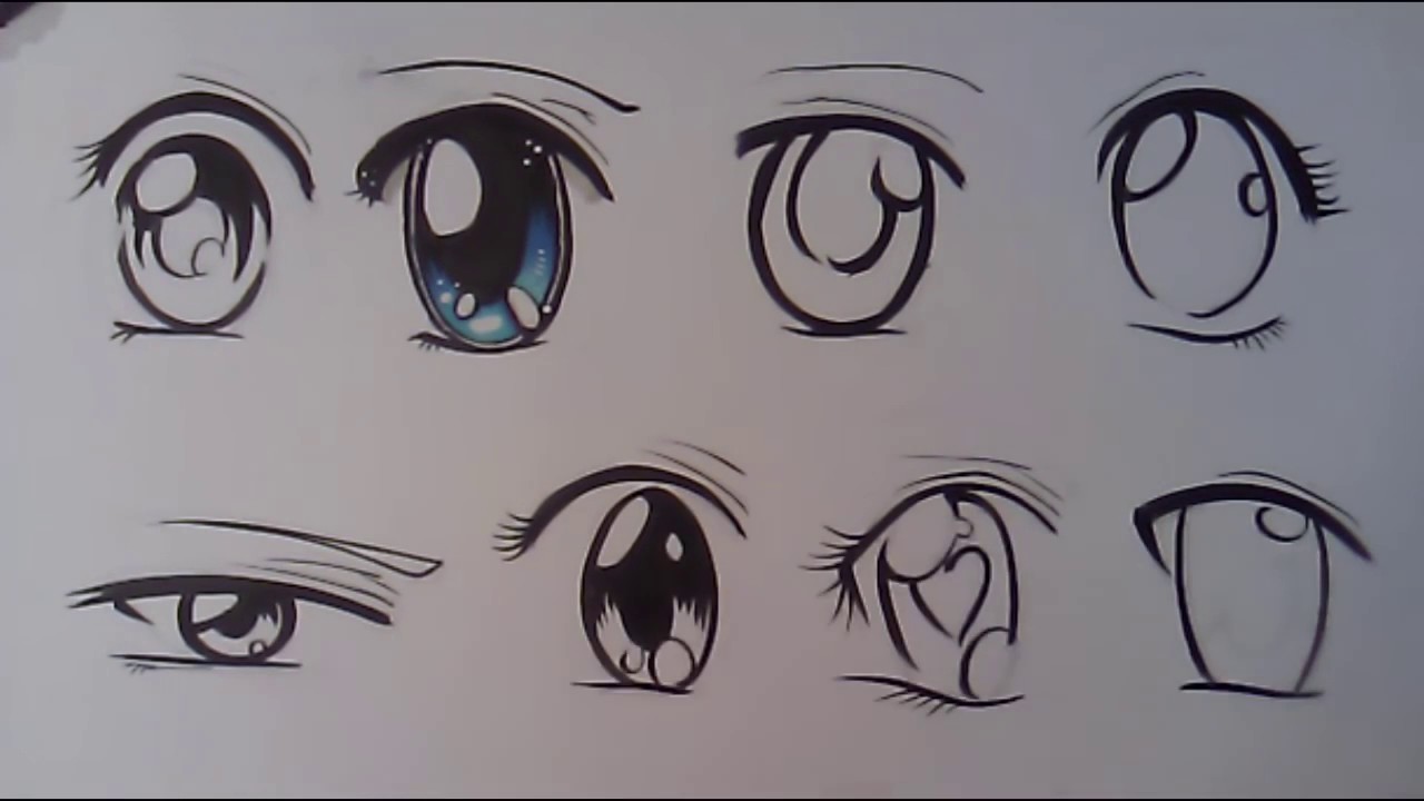 Cách vẽ mắt anime đơn giản nhất  Trung tâm Ngoại ngữ ILC  Blog Giáo dục