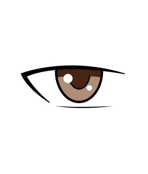 Cách vẽ mắt anime tô màu cho mắt