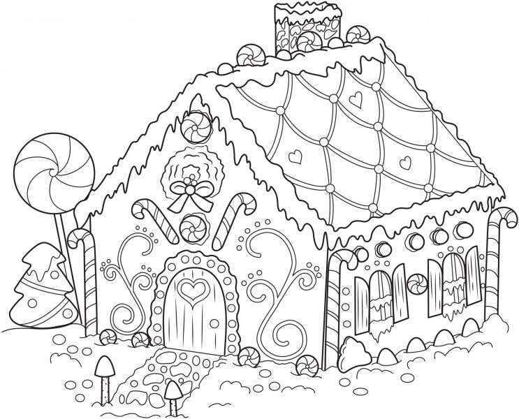 Làm thế nào để vẽ một ngôi nhà kẹo