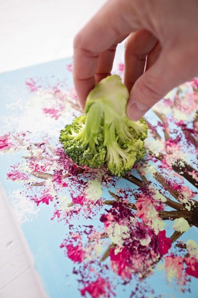 Cách vẽ hoa lá rau củ