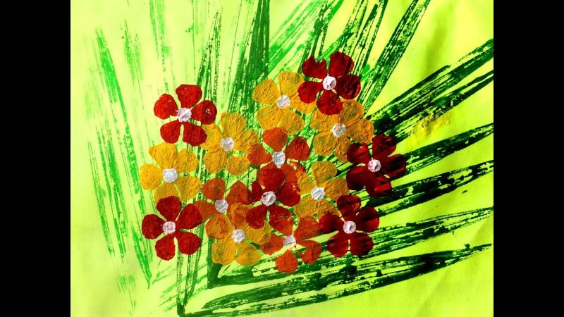 Cách vẽ hoa và lá một cách sáng tạo