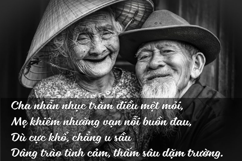 Hình Vu Lan Báo Hiếu thơ về cha mẹ