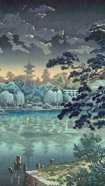 Bức tranh Nhật Bản Great Lakes