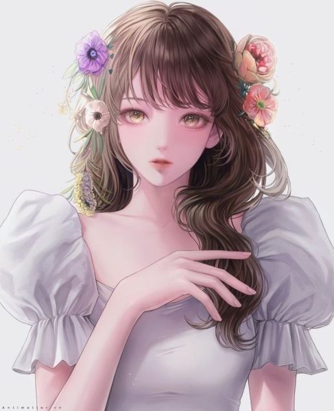 ảnh avatar anime, hoạt hình đẹp cho nữ