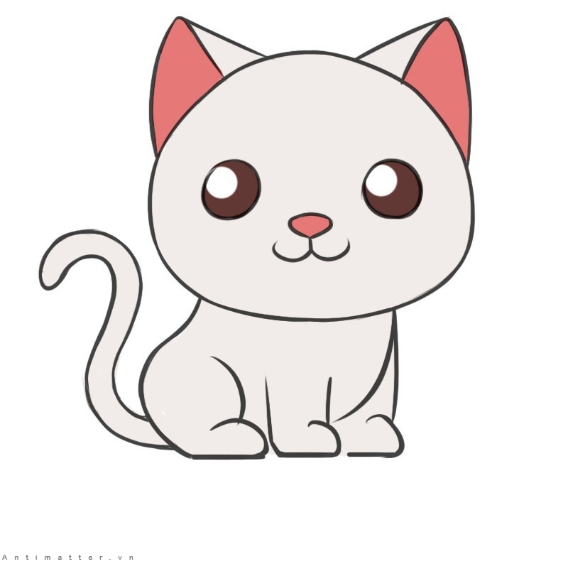 Chia sẻ 291 vẽ con mèo cute siêu đỉnh  thtantai2eduvn