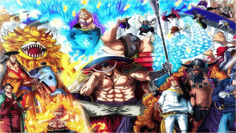 Hình Nền Râu Trắng One Piece Đẹp Ngầu Cực Chất