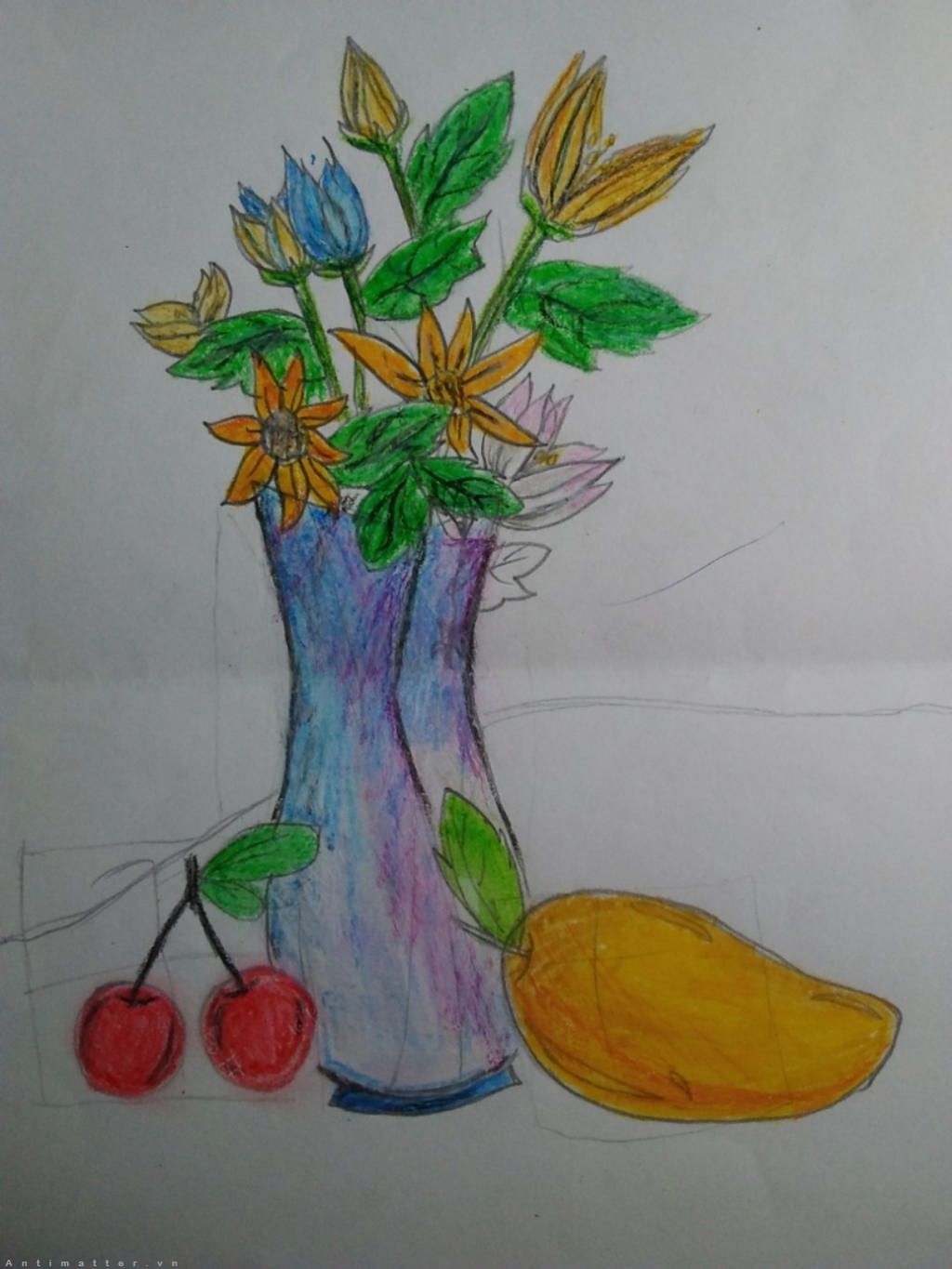 Vẽ tranh bình hoa và quả  draw vases and fruits chia sẻ hơn 51 về hình vẽ  lọ hoa và quả mới nhất