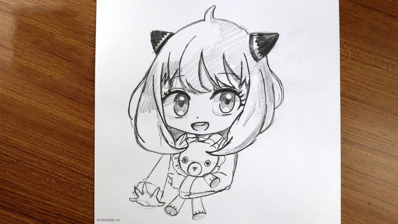 Hình vẽ chibi, cách vẽ chibi nữ cute